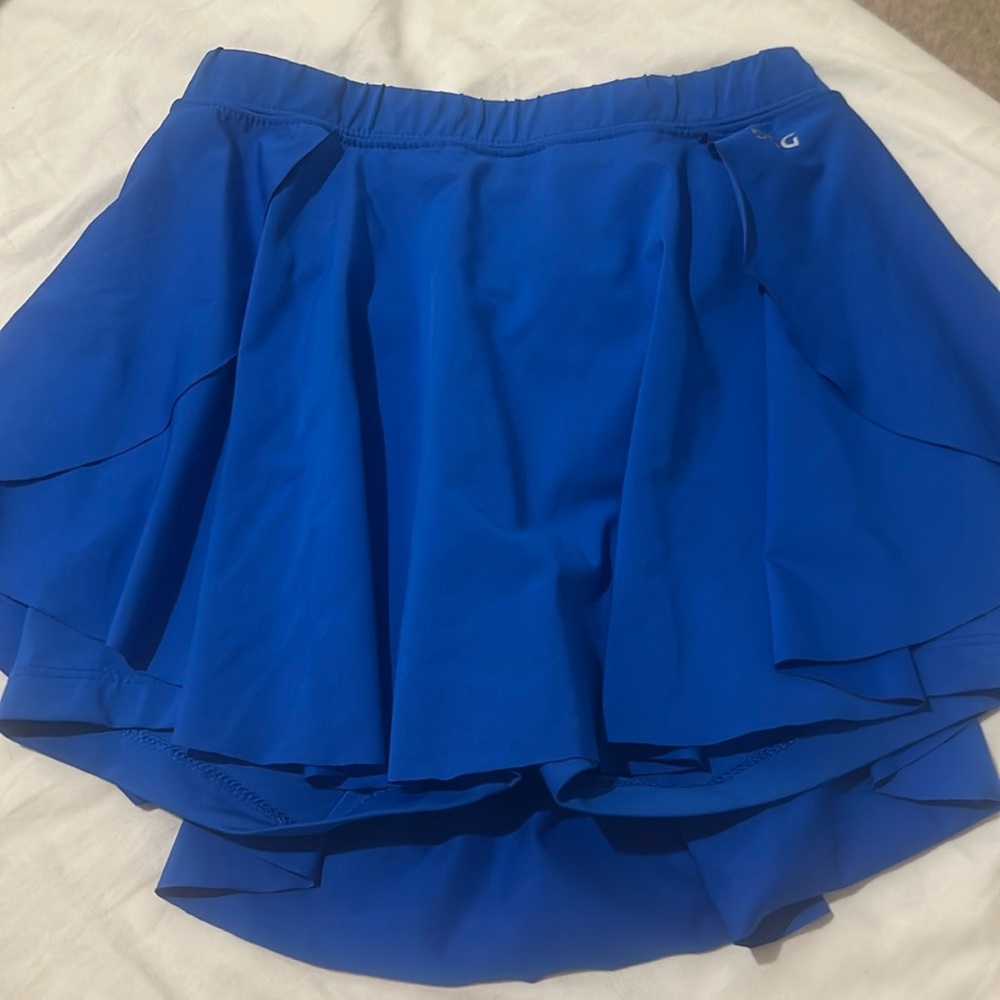 Blue athletic skort